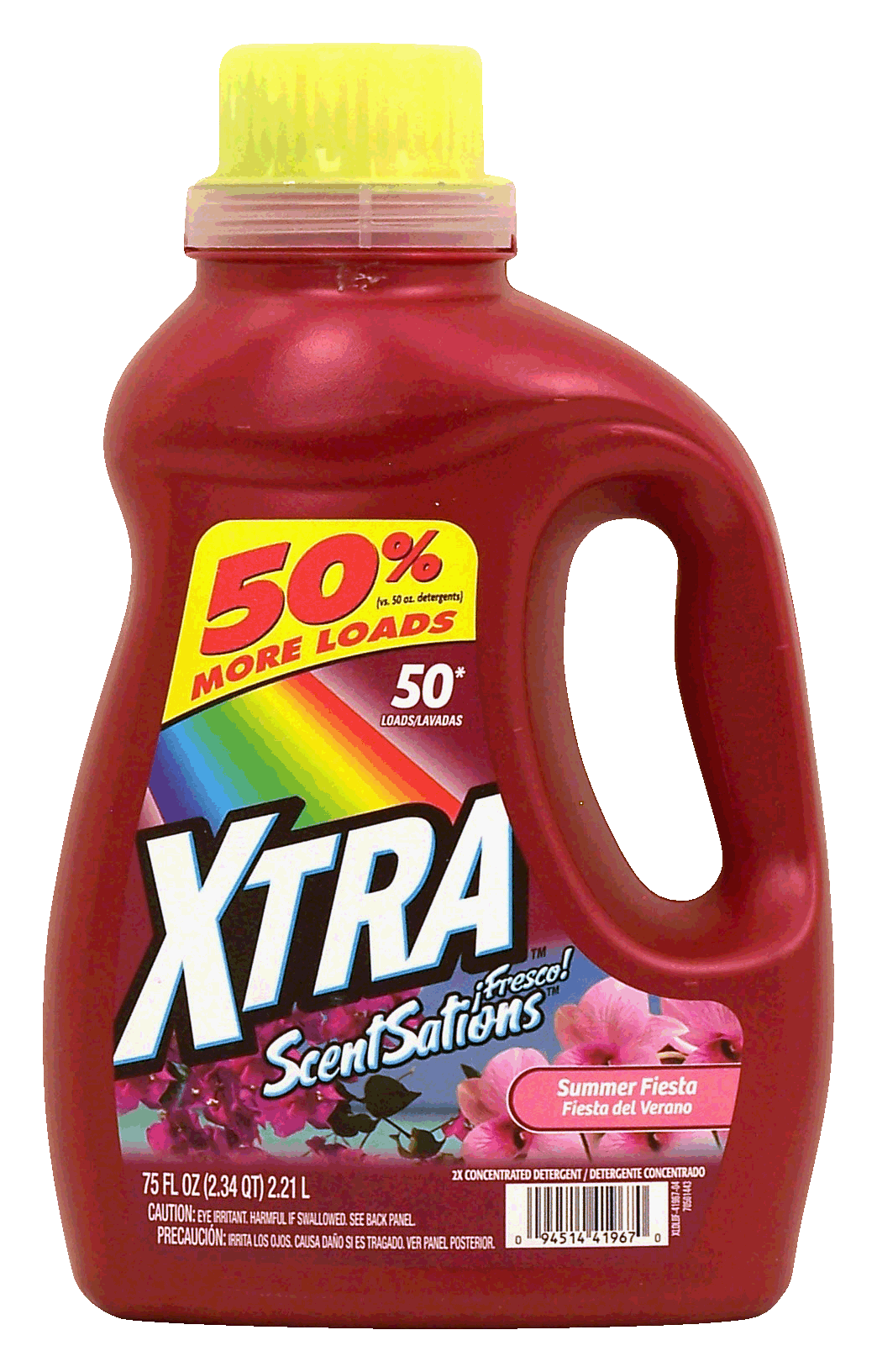 Xtra ScentSations 2x concentrated liquid detergent, summer fiest scent, 50 loads Full-Size Picture